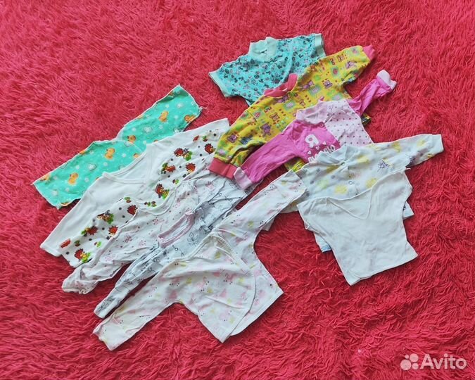 Вещи пакетом на девочку 56/62