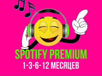 Подписка Spotify/Спотифай Premium 1/3/6/12 мес
