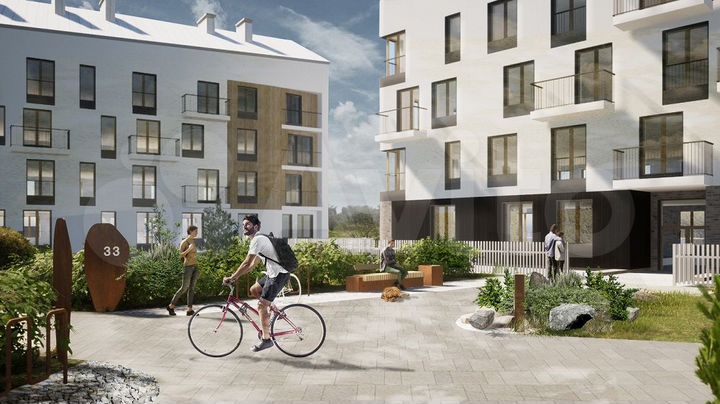 Доля в 1-к. квартире, 33,3 м², 1/4 эт.