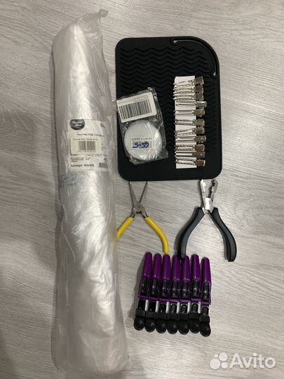 Инструменты для наращивания волос