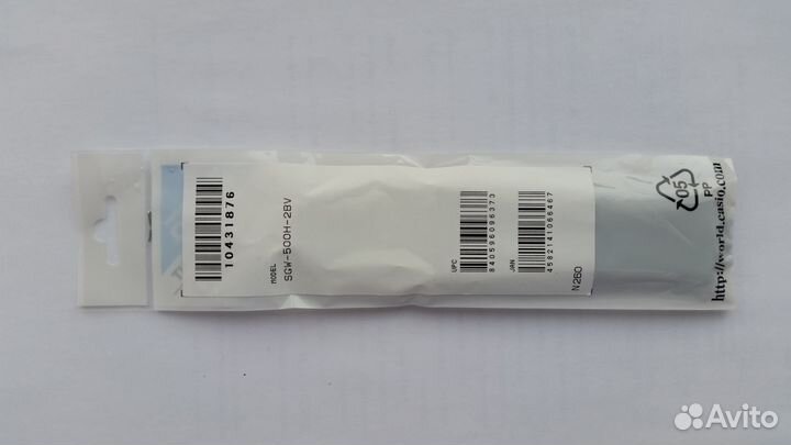 Ремень ремешок часов Casio SGW-500H-2B оригинал