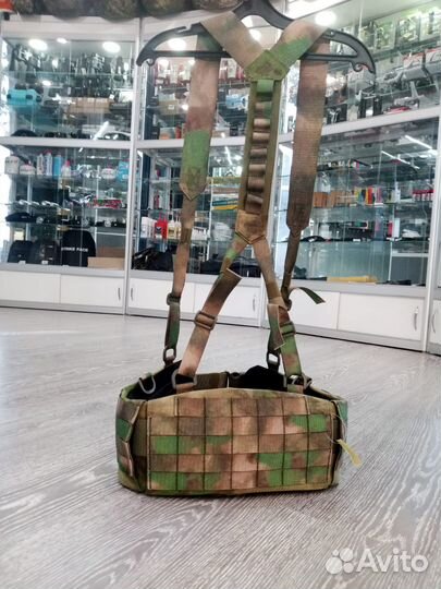 Разгрузочный пояс с лямками и капами