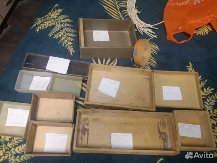 Лотки поддон для инструментов деревянные СССР