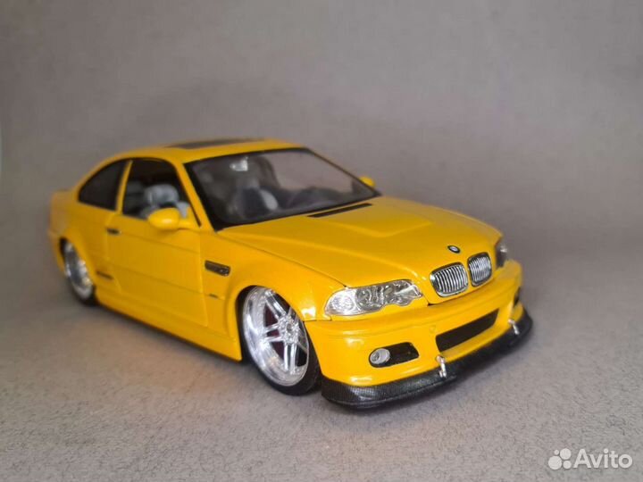 Модель автомобиля bmw E46 S3 1:18 AC Schnitzer