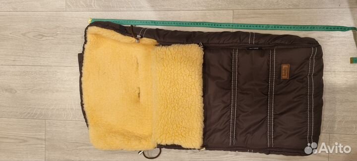 Меховой конверт в коляску