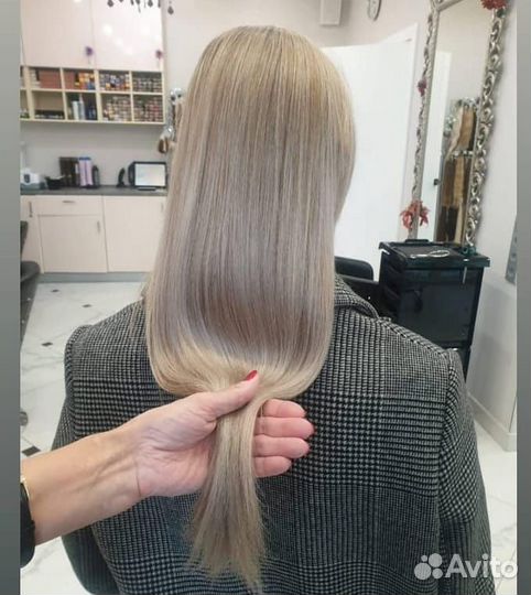 Окрашивание волос,блонд