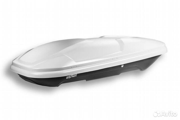 Автомобильный бокс Koffer sport S-480 белый матовы