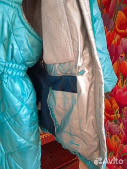 Зимний костюм для девочки 110