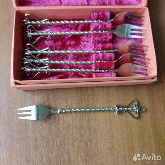 Набор десертных вилок СССР, 6 шт