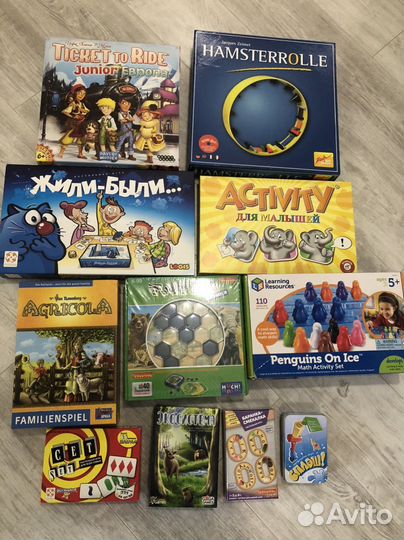Детские настольные игры