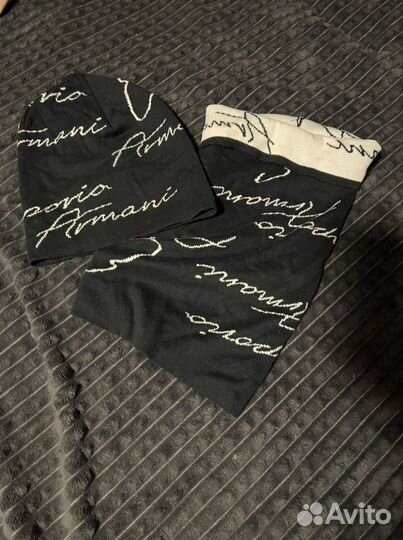 Детский комплект шапка, снуд