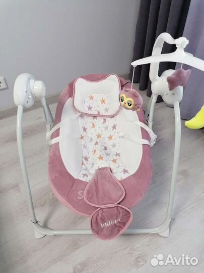 Детские электронные качели для новорожденных