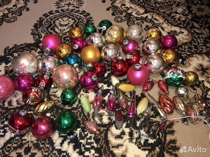 Елочные игрушки СССР