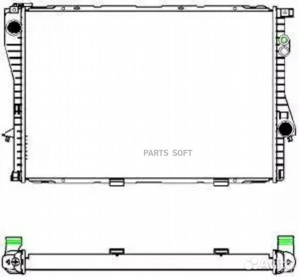 Радиатор охлаждения Бмв 5 Е39 94-05