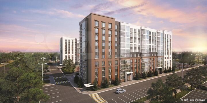 1-к. квартира, 34,1 м², 6/10 эт.