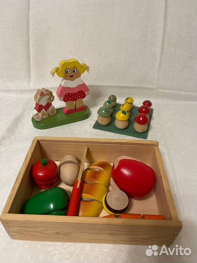 Развивающие деревянные игрушки