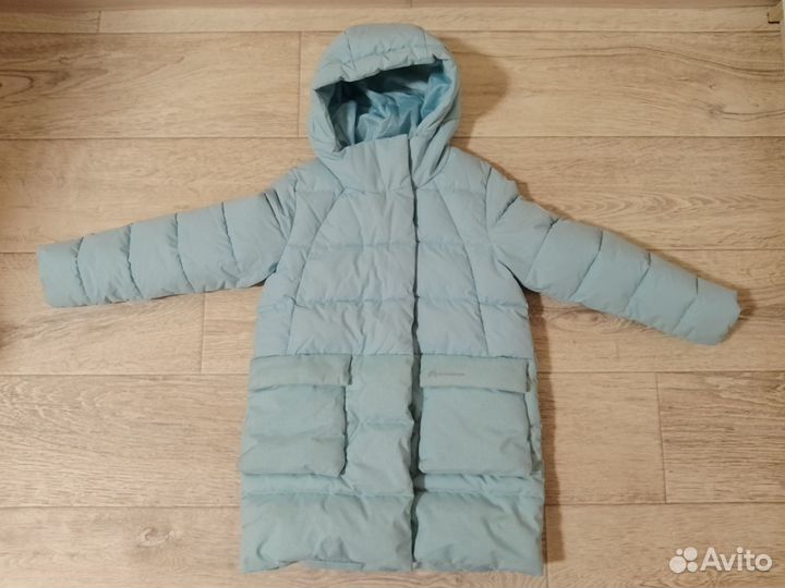 Пуховик для девочки 122-128