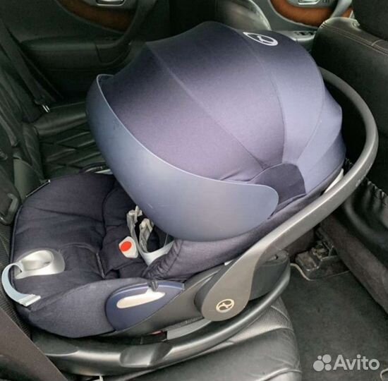 Автолюлька cybex cloud q с базой isofix