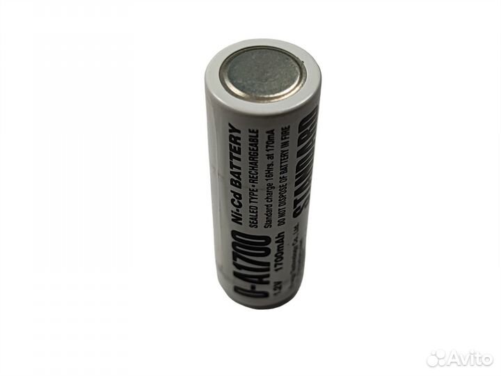 Аккумулятор ET D-A1700 (1.2В, 1700мАч, Ni-Cd )