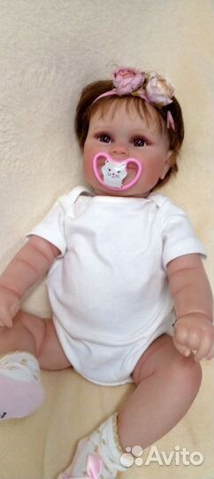 Кукла реборн новая 50 см.можно купать