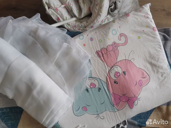 Балдахин с держателем и бортики