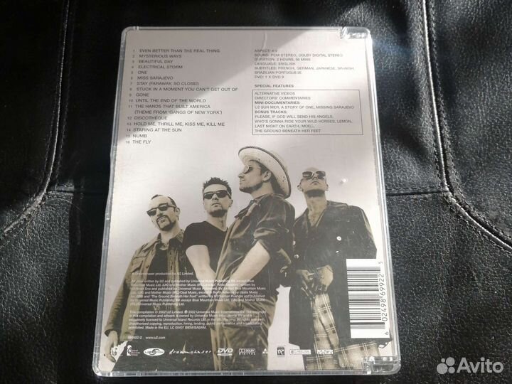 U2 The Best Of 1990-2000 DVD
