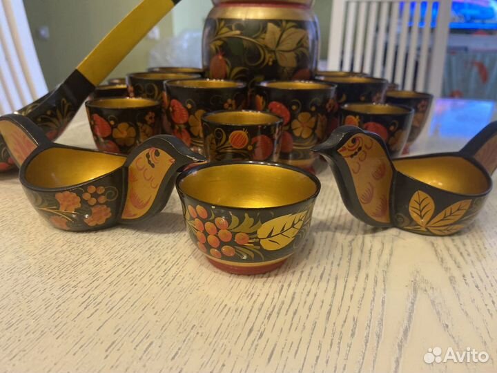 Посуда хохлома