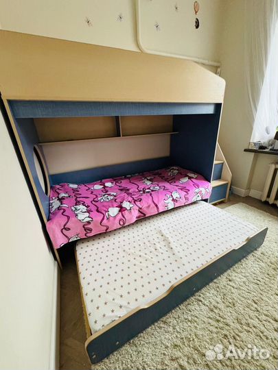 Кровать детская 3-х уровневая