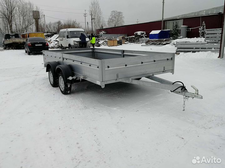 Прицеп Престиж 4,0*2,0 2хосн без тента