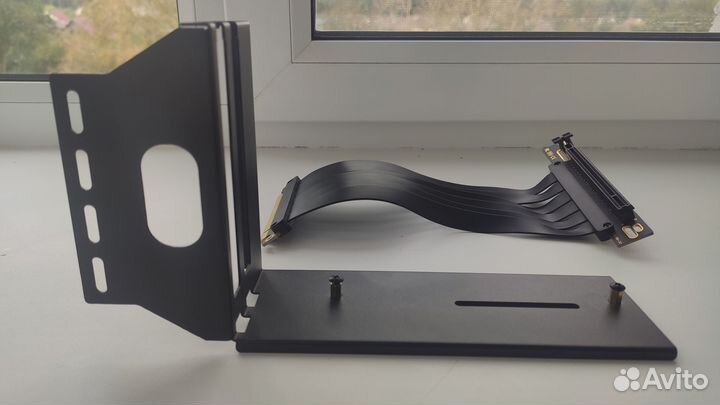 Кронштейн и райзер для видеокарт pci-e 3.0