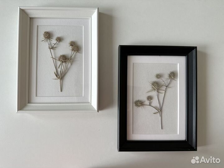 Картины из сухоцветов в рамке, оберег для семьи