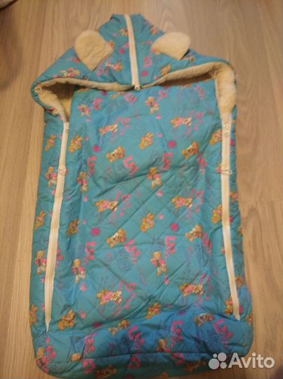 Зимний конверт для малыша