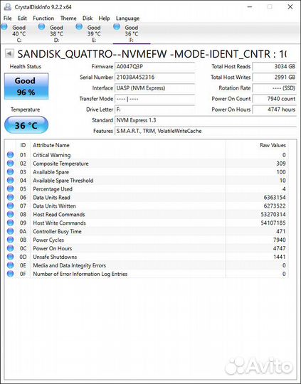 1TB WD SSD Внешний M.2 nvme WD My Passport Go