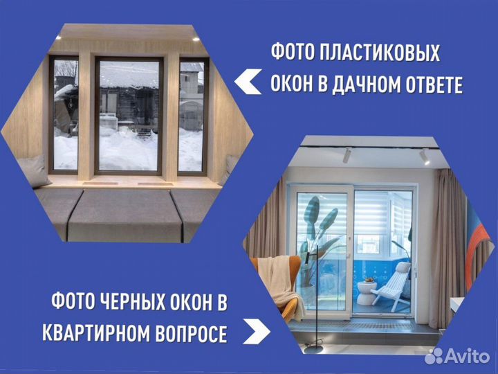 Готовое пластиковое окно, 1000х1200 мм