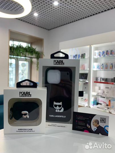 Чехол на iPhone 14 Pro Karl Lagerfeld Choupette