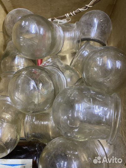 Медицинские банки стеклянные СССР