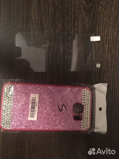 Чехол для samsung S6 розовый