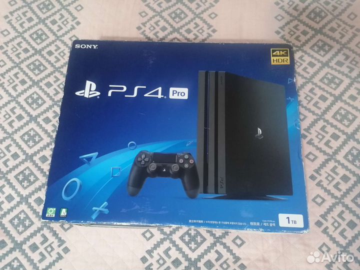 Sony playstation 4 PS4 pro 1tb с играми