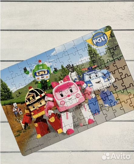 Пазл Робокар Поли 104 детали