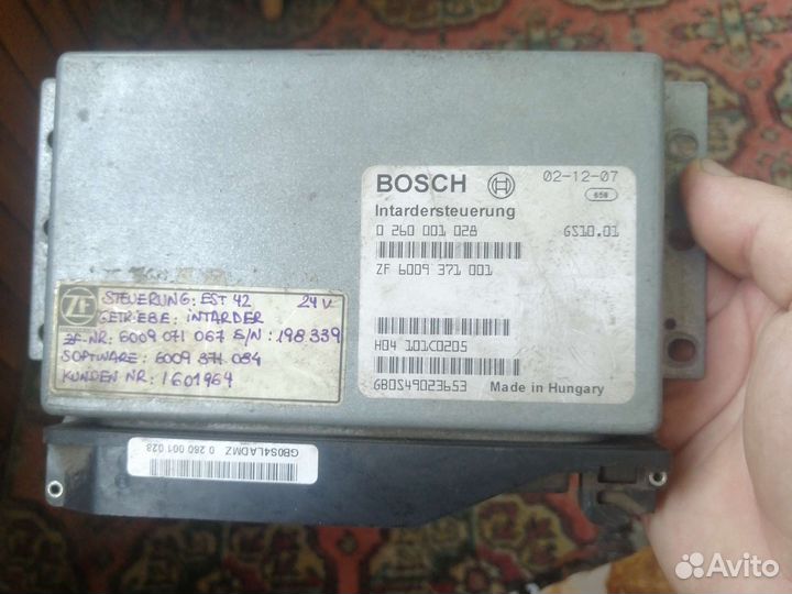 Блок управления bosch zf6009371001