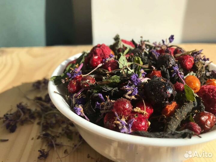 Иван-чай 1кг «Ягодный», сохранённая польза