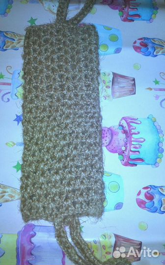 Мочалка из джута (ручная работа)