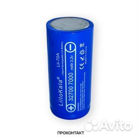 Аккумулятор LifePO4 32700 7000mah 3.2V LiitoKala L
