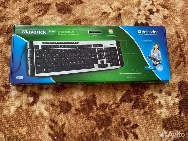 Проводная клавиатура Defender Maverick KM-9510