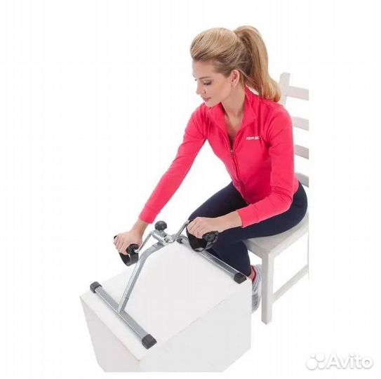 Велотренажер Bradex аэроб нью, компактный, серый