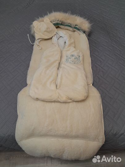 Конверт зимний на овчине