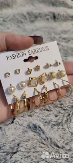 Серьги гвоздики