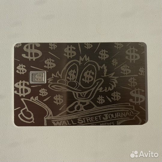 Готовые металлические карты под дизайн