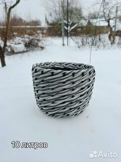 Кашпо из ротанга 10 литров
