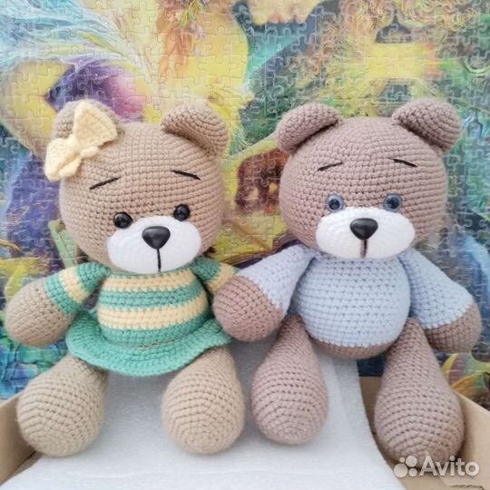 Мишутка вязаный